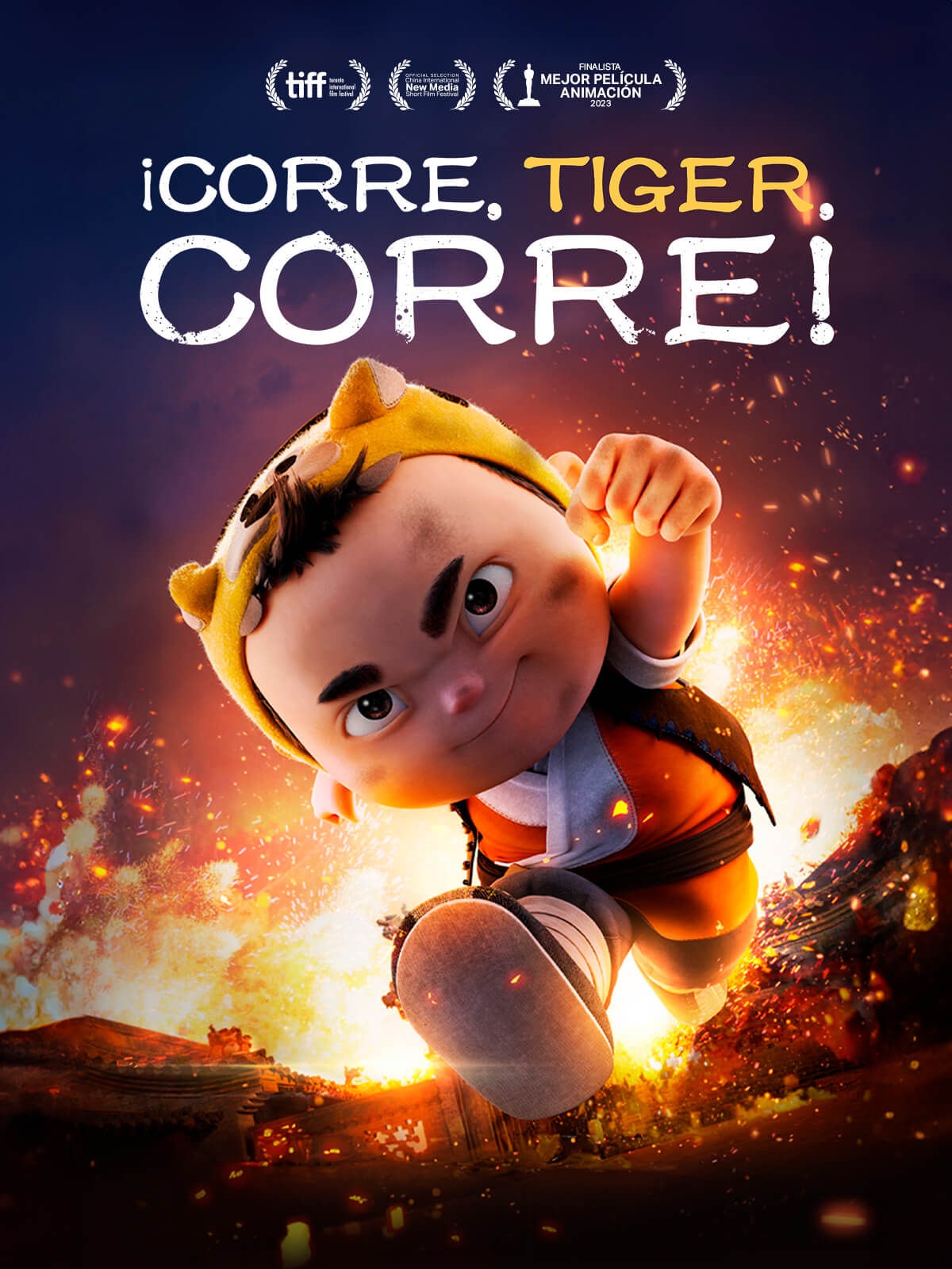 ¡Corre, Tiger, corre! poster pelicula